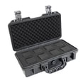 thumbnail image 3 of lionlar Portable Watch Case Shockproof Bracket Storage Box Collection Gift with Carrying C Black with 8, 3 of 9