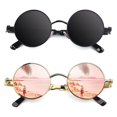 thumbnail image 1 of Gafas de sol CGID Retro Steampunk redondas polarizadas UV400 E72, 1 of 5