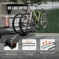 thumbnail image 2 of VEVOR Hitch Mount Folding Carrier 2 Bike Rack 80 lbs, Steel Multicolor, 32.1 x 54.5 x 39.2 inch, 2 of 9