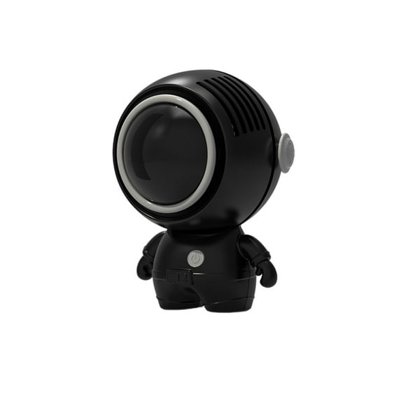 Bearachild Ventilador recargable USB Funcionamiento silencioso Dispositivo de enfriamiento de escritorio Accesorios Electrodomésticos Negro Bearachild HA062730-02