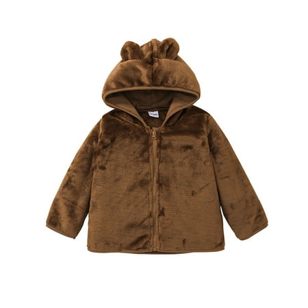 

ZHUASHUM Mentel Toddler Surcoat Baby Coat Tops Hooded Girls Boys Wrap Sweatshirt Girls Coat&jacket