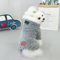 thumbnail image 2 of TELOLY 1Pcs Dog Winter Coat,Polyester Dog Jacket,Dog Coat,Khaki,L, 2 of 4