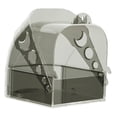 thumbnail image 2 of Bañera compacta para pájaros, ideal para interiores, para bañar loros, pinzones, canarios, periquitos y cotorras., 2 of 8