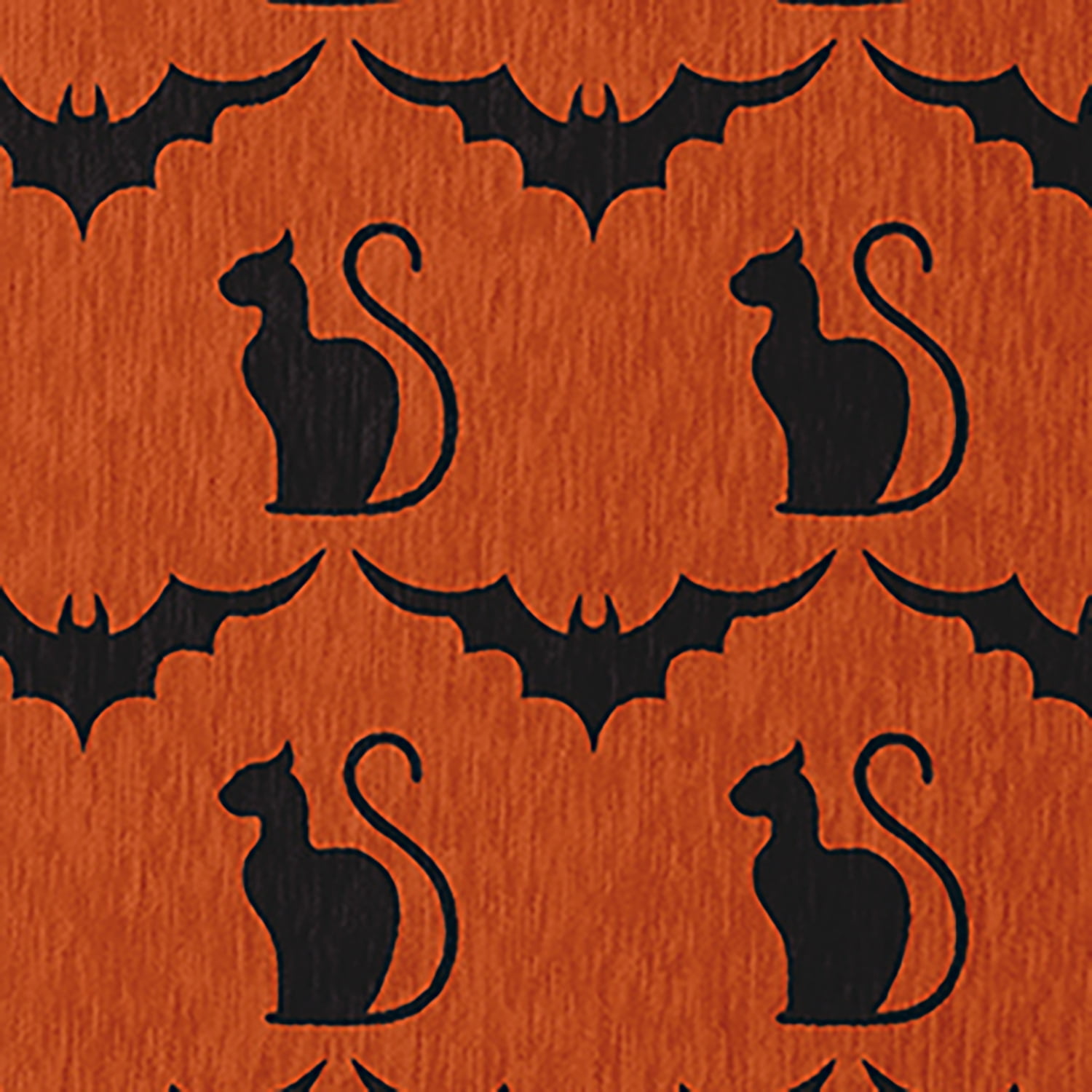 Simply Daisy Cats and Bats Sienna Halloween Chenille Area Rug, 2' x 3'