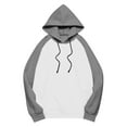 thumbnail image 4 of VISALY Hooded Sweatshirt for Women Oversized Hoodies Fleece Hooded Pullover Long Sleeve Shirts Winter Cute Tunic Sweatshirts with Pocket Fashion Casual Tops Trendy Outfits Grey Xxl, 4 of 5