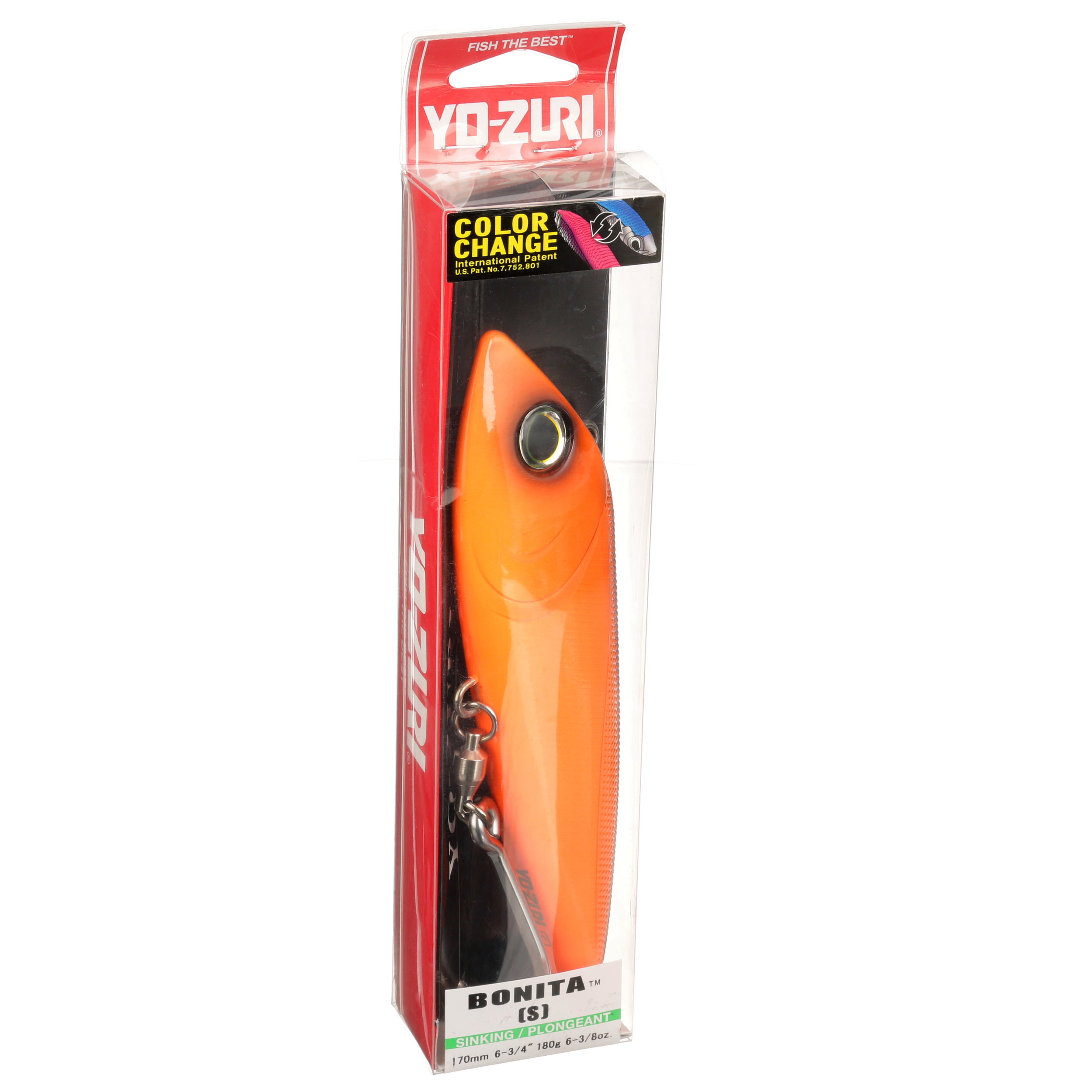 Yo-Zuri Bonita S 170mm 6.75in Orange Black 