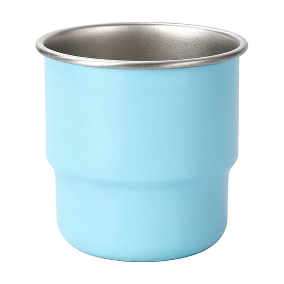 Coffee Mug, Mini Double Walled Stainless Steel Vacuum Insulated Cup, 3.14x2.95In 9.5Oz Compact Travel Mug with Secure Lid for Home Office Outdoor, Keeps Drinks Hot or Cold