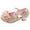 Gold, variant on Sandals Toddler Clearance! AIEOTT Infant Kids Baby Girls Lace Floral Girls Sandals Leather Princess Shoes Sandals
