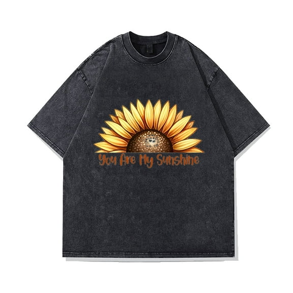 Hip-Hop Washed Distressed Tee for Men - Oversized Couples Streetwear, Unique Ripped Details
