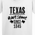 thumbnail image 4 of Inktastic Texas Awesome Since 1845 Youth T-Shirt, 4 of 5