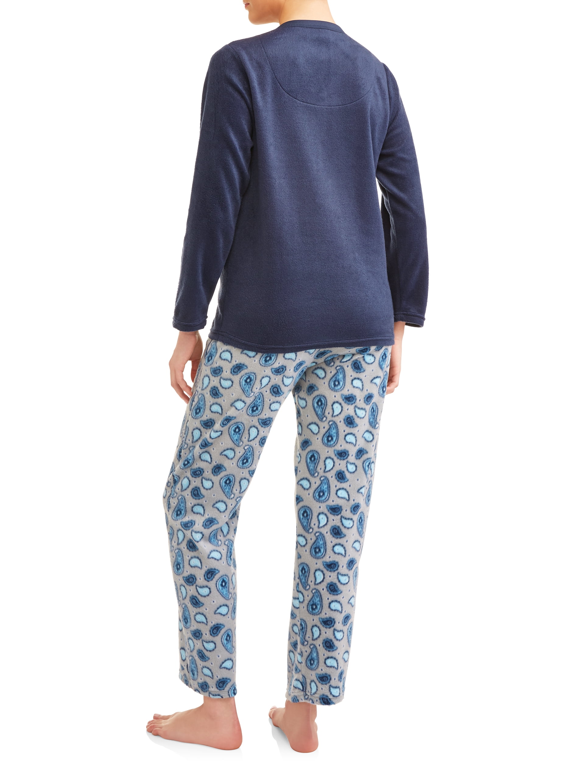 Mayfair Women's and Women's Plus Minky Fleece 2-Piece Pajama Set
