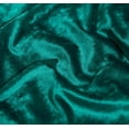 thumbnail image 6 of Chezmoi Collection Lux Emerald Green Crushed Velvet Curtains 2 Panel Set, Room Darkening Luxury Distressed Velvet Rod Pocket Window Drapes for Living Room Bedroom 50" W x 96" L, 6 of 9