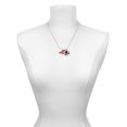thumbnail image 2 of Delight Jewelry Acrylic Large Maroon Cheer Megaphone - Script Class of 2025 Dome Charm Necklace, 18", 2 of 4