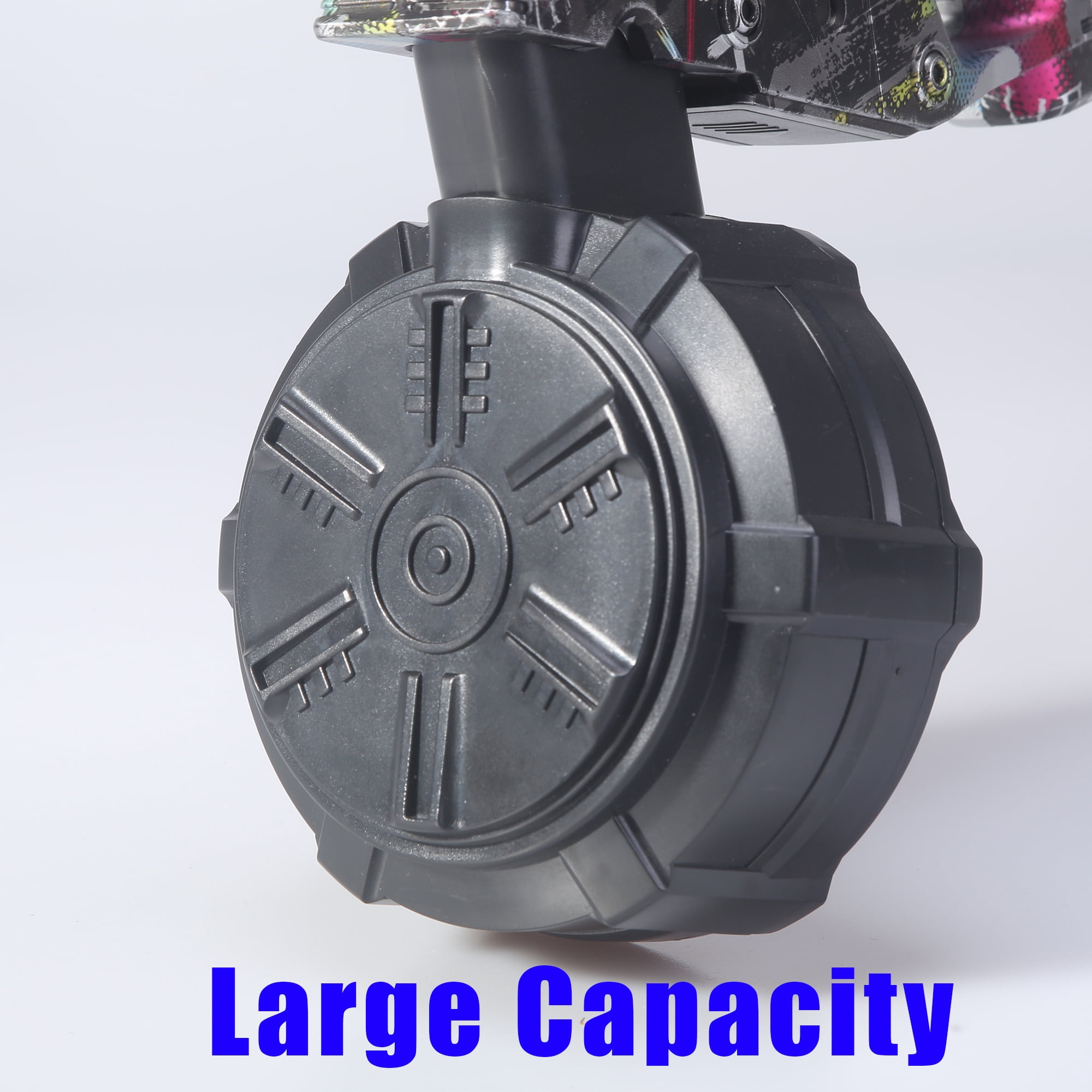 EMERBU Large Splatter Gel Ball Blaster With Auto and Manual Mode High Speed Long Range Outdoor Gameplay for Age 15+