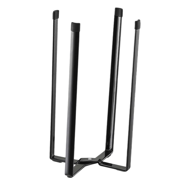 Organizador portátil de almacenamiento Sunnimix soporte de hierro fundido negro 15,5x29x5 cm