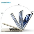 thumbnail image 7 of IBENZER Compatible with 2025 2024 2023 2022 MacBook Air 13 inch Case M4 A3240 M3 A3113 M2 A2681, Hard Shell Case & Keyboard Cover & Type-C Adapter for Mac Air 13.6", Crystal Clear, KK-CYCL+1TC, 7 of 7
