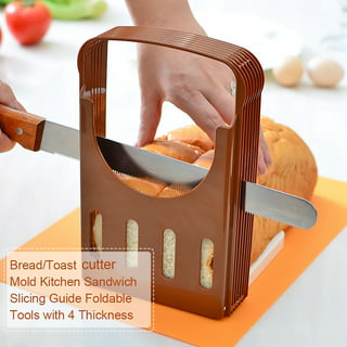  Bread Slicer for Homemade Bread Loaf, Food Grade ABS Plastic  Bread Cutting Board with Guide Slots for Home Kitchen, Bakery, Stores,  Restaurants: Home & Kitchen