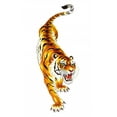 thumbnail image 2 of Tiger Vector Wall Decal by Wallmonkeys Peel and Stick Graphic (36 in H x 15 in W) WM45775, 2 of 4