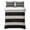 Black, variant on King Quilt Set 96''x106'', Pink Striped Lightweight Summer Bedspread Coverlet Set with 2 Pillow Shams, Modern Simple Farmhouse Beige Vintage Breathable All Season Quilt Bedding for Bedroom/Guest Room