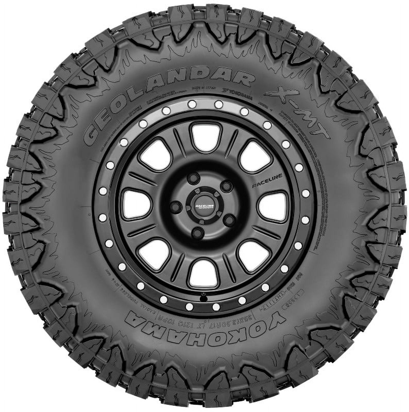 Yokohama Geolandar X-MT LT38X13.50R18 126Q D Tires, Set of 4, Mud