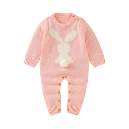 

Baby Knitted Sweater Rompers 0-24M Toddler Outfits Clothes Soft Bodysuits Autumn Winter Boys Girls Jumpsuit One-Pieces