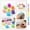Multicolor, variant on Diamond Geometric Sensory Accessory fidget toys Squishy for Adult Office Stress Relief, Colorful Bead Tactile Tool for Workplace Focus and Anxiety Management, 0.07 oz