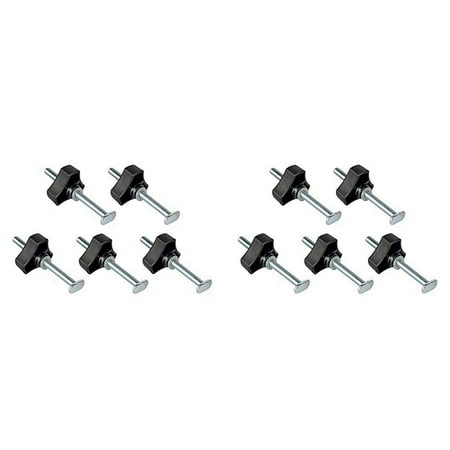

10 Pack M8 T Track Bolts Knob Kit 4 Inch T Slot Bolts with Washers T Track Accessories for Woodworking Jigs
