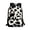 Cow Print, variant on Zebra Stripe Pattern Fashionable Backpack for Adults, 17 Inch Side Pockets Durable Daypack for Daily Use Night Out