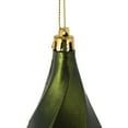 thumbnail image 2 of Vickerman 8" Matte Swirl Finial Ornament, Shatterproof Plastic, Holiday Christmas Tree Decoration, 6 Pack, White, 2 of 2