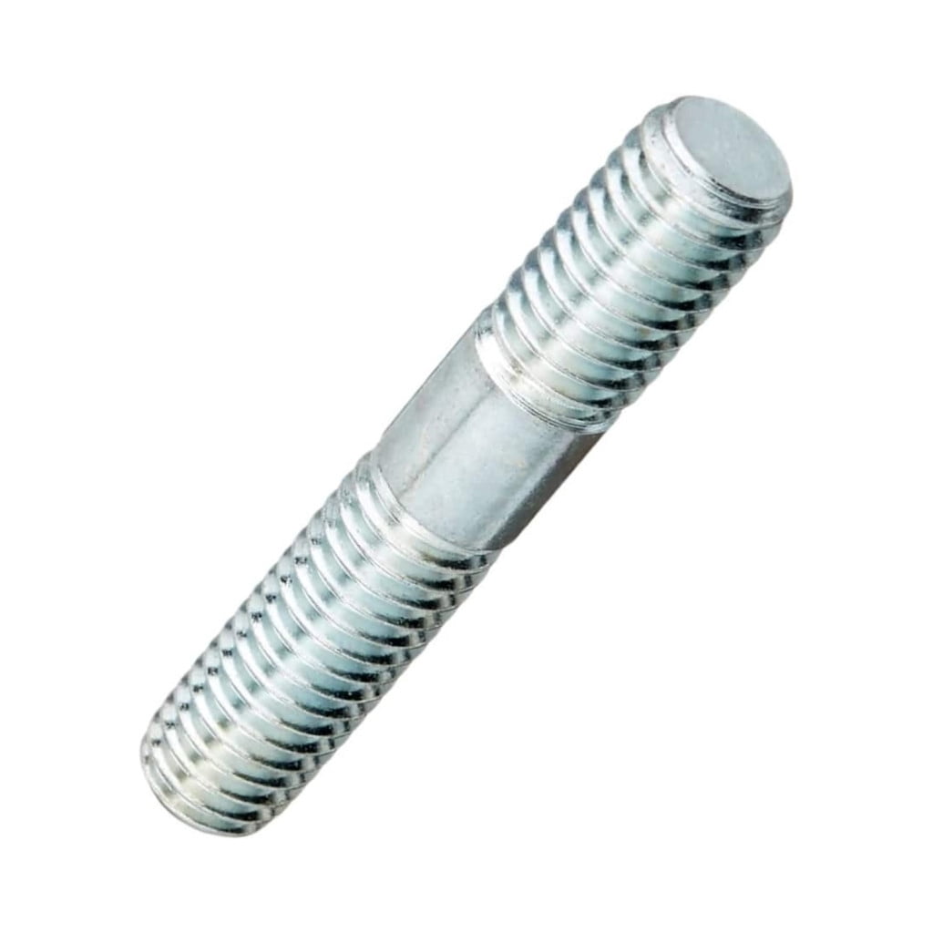 KarParts360 Double Ended Stud | Metal, Zinc | Rods/Flats/Angles Fastener Category | 3/8 Thread Diameter | 18; 24 Threads Per Inch | 3/8-16 Inches Thread Size