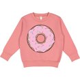 thumbnail image 2 of Inktastic Pink Donut with Sprinkles Toddler Sweatshirt, 2 of 4