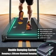 thumbnail image 5 of Barara King Treadmill, Electric Treadmill, Walking Jogging Machine,4.75HP 2 In 1 Folding Treadmill with Remote APP Control-Black, 5 of 8