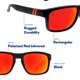 thumbnail image 5 of Gafas de sol Blenders Eyewear Canyon Polarized Red Strike, 5 of 8