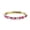 Hot Pink, variant on Cloisonne Enamel Floral Bangle Bracelet, Colorful Flower Rhinestone Inlaid Gold Plated Wrist , Vintage Elegant Jewelry Gift for Women Daily Wedding Party