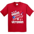thumbnail image 3 of Inktastic Proud Granddaughter of a Veteran Veterans Day Youth T-Shirt, 3 of 5