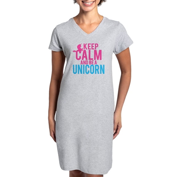 CafePress - Keep Calm Be A Unicorn - Women's Nightshirt