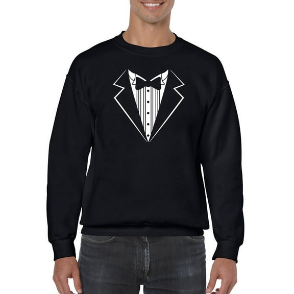 A Tux Sweatshirt Men -GoatDeals Designs, Male 4X-Large