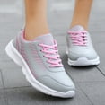 thumbnail image 5 of AUDeals Women's Orthopedic Walking Shoes, Slip On Sneakers with Arch Support for Swollen Feet and Daily Pain Relief (Pink, 7), 5 of 8