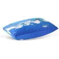 thumbnail image 5 of Bright Butterflies Flying The Blue Sky Velvet Oblong Lumbar Plush Throw Pillow Cover/Shams Cushion Case - 16x24in - Decorative Invisible Zipper Design for Couch Sofa Pillowcase Only, 5 of 7