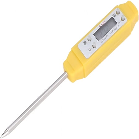 GJX Digital Food Thermometer Automatic Calibration Pen High Accuracy Electronic Pocket Thermometer Yellow Home and Family Appliance and Decor