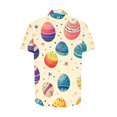 thumbnail image 5 of GERsome Men's Short Sleeve Shirts Summer Button Down Graphic Shirts Easter Vacation Tops S-5XL, 5 of 5