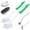 Green, variant on NSTB Bottle Brush Tube Cleaning Set, 11 Pack White with Narrow Neck Beer Bottles Wine Decanter Electronics Cleaning Brush