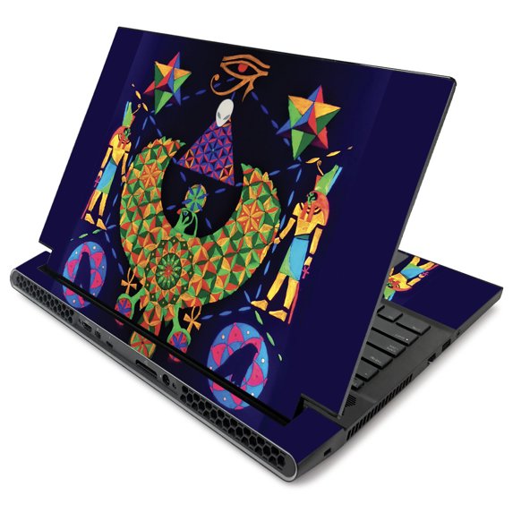 Skin Decal Wrap Compatible With Alienware m17 R2 (2019) Sticker Design Egyptian Geometry