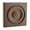 Walnut, variant on Hardwood Casing Corner Rosette Block 1" x 4" Square EWAP40, Walnut