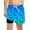 Blue, variant on lnmuld Boys Swim Trunks with Compression Liner Board Shorts for Toddler Youth Swimming Bathing Suit Size:10-12 Years