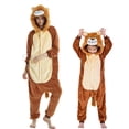 thumbnail image 3 of Pijamas Kigurumi de invierno para niños y niñas, ropa de dormir con capucha de ciervo de Navidad, dibujos animados de animales, Onesie, 3 of 4