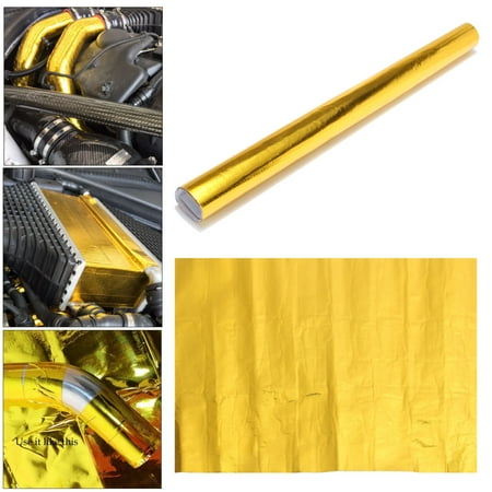 Racing Parts - 20'' x 20'' Gold Reflective Heat Shield Tape For Thermal Racing Engine Car Parts