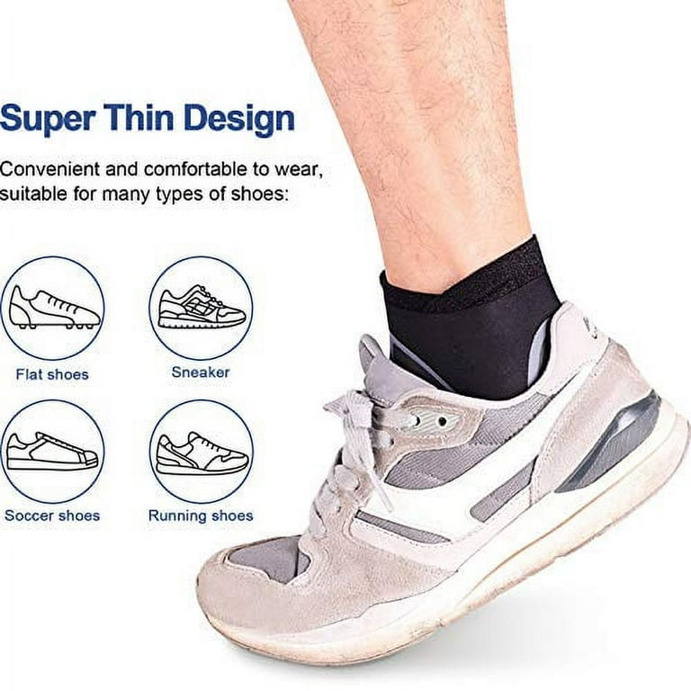 Ankle Support Brace (1 Pair)-Adjustable Compression Ankle Braces For...
