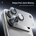 thumbnail image 5 of Phone Camera Lens Protector Compatible with iPhone 17 Pro Strong Adsorption 9H+ Tempered Glass Camera Screen Full Protective Cover Case Friendly, 5 of 6