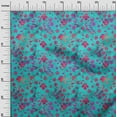 thumbnail image 2 of oneOone Cotton Cambric Teal Green Fabric Batik Fabric For Sewing Printed Craft Fabric By The Yard 42 Inch Wide, 2 of 4